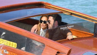 Jennifer Lopez and Ben Affleck Pack on PDA as They Arrive at Venice Film Festival - www.etonline.com