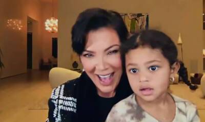 Kris Jenner Dodges Question About Kim Kardashian and Pete Davidson With the Help of Kylie Jenner’s Daughter Stormi - www.usmagazine.com - county Anderson - county Cooper