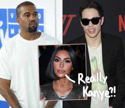 Whoa! Kanye West Threatens To ‘Beat Pete Davidson’s Ass’ In Leaked Diss Track! - perezhilton.com