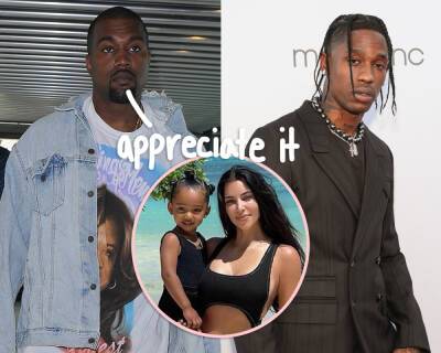 Kanye West Says He Made It To Chicago's Birthday Party All Thanks To Travis Scott - perezhilton.com - Chicago