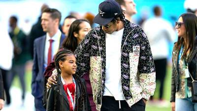 Jay Z Takes Daughter Blue Ivy Out For Daddy-Daughter Date To The Rams Game: Photo - hollywoodlife.com - Los Angeles