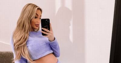 Love Island's Chloe Crowhurst shows off growing bump after announcing pregnancy - www.ok.co.uk