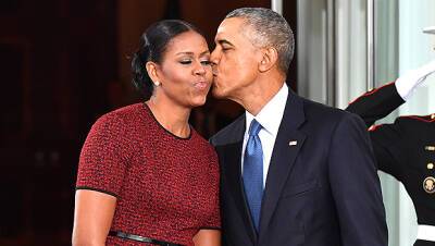 Barack Obama Kisses ‘Best Friend’ Michelle On The Cheek As She Celebrates Her 58th Birthday: Photo - hollywoodlife.com