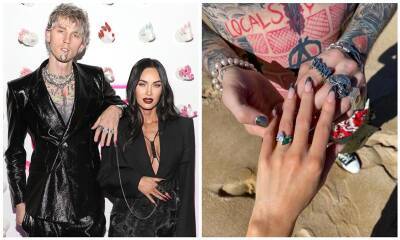 Machine Gun Kelly reveals Megan Fox’s engagement ring was designed to hurt if she takes it off - us.hola.com - city Milan - Colombia