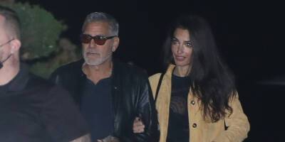 George & Amal Clooney Dine Out With Cindy Crawford & Rande Gerber in LA - www.justjared.com - Australia - Los Angeles - USA - Malibu