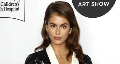Kaia Gerber Dazzles the Red Carpet at L.A. Art Show Opening Night Premiere Party - www.justjared.com - Los Angeles - county Dallas - county Dickinson