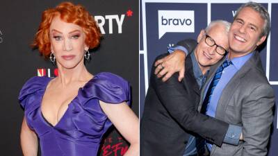 Kathy Griffin Says She 'Hate Watched' Anderson Cooper and Andy Cohen's New Year's Eve Special - www.etonline.com - New York - county Anderson - county Cooper