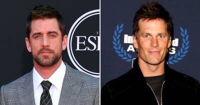Aaron Rodgers Pokes Fun at Tom Brady and the New England Patriots’ Deflategate Scandal: ‘Too Firm’ - www.usmagazine.com - county Bay - city Indianapolis - Michigan