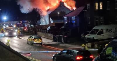 Smoke billows across Scots town as firefighters tackle large house fire - www.dailyrecord.co.uk - Scotland