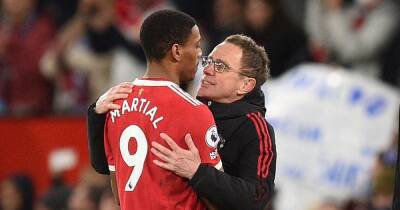Manchester United manager Ralf Rangnick explains what he told Anthony Martial before comeback - www.manchestereveningnews.co.uk - France - Manchester - Germany