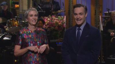 'SNL': Will Forte Tells Kristen Wiig to 'Get Out' After She Crashes His Hosting Debut - www.etonline.com