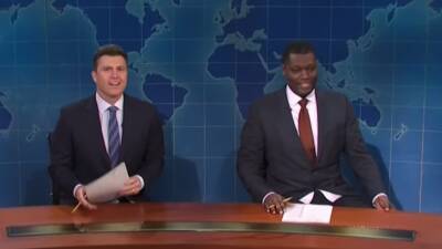 ‘SNL’s Weekend Update Pokes Fun At Jon Voigt, New ‘Lord Of The Ring’ Series & Colin Jost And Pete Davidson’s Purchase Of A Ferry - deadline.com - Paris - Ireland
