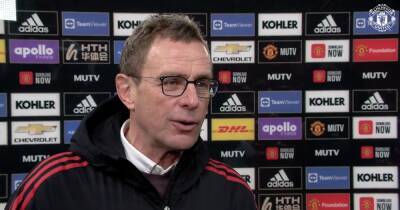 Ralf Rangnick names key area Manchester United must improve after West Ham win - www.manchestereveningnews.co.uk - Manchester - Germany