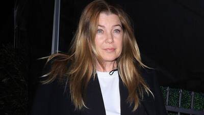 Ellen Pompeo Glows As She Steps Out In Casual Jeans Black Blazer For Dinner — Photos - hollywoodlife.com - Los Angeles - Santa Monica
