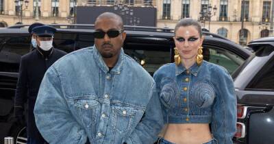 Kanye West and girlfriend Julia Fox rock matching double denim during Paris outing - www.ok.co.uk - France - Miami