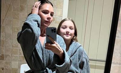 Victoria Beckham and her daughter Harper have a relaxing spa day - us.hola.com - county Harper