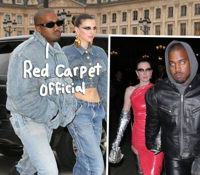 Kanye West & Julia Fox Take Paris Fashion Week -- With Kim Kardashian Inspired Look?? - perezhilton.com