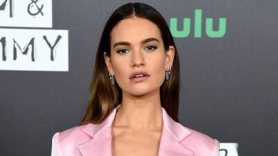 Lily James Nails the Pam & Tommy Red Carpet in a Cutout Dress and Blazer - www.glamour.com - county Anderson