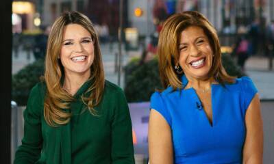 Today stars Savannah Guthrie and Hoda Kotb get fans talking with silly pictures - hellomagazine.com - county Guthrie