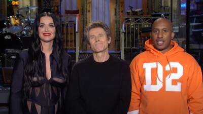Willem Dafoe Prepares for the 'Best Night' of His Entire Life in New 'SNL' Promo With Katy Perry - www.etonline.com