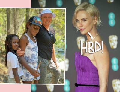 Charlize Theron Shares Rare Photo Of Daughters While Celebrating Her Mom's Birthday! - perezhilton.com
