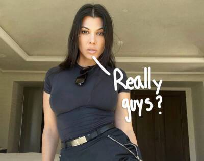 Kourtney Kardashian Has A Hilarious Response To Being Accused Of Epic Photoshop Fail! - perezhilton.com