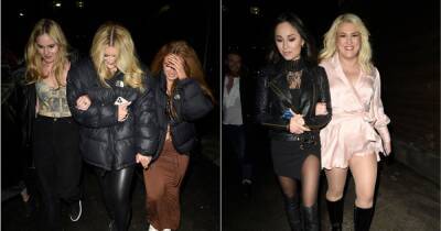 Strictly Come Dancing stars act shy and brave the cold as they head out to celebrity haunt after Manchester show - www.manchestereveningnews.co.uk - Manchester