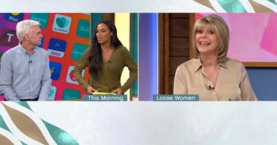 Rochelle Humes says things could be 'awkward' as ITV Loose Women's Ruth Langsford mentions reunion - www.manchestereveningnews.co.uk