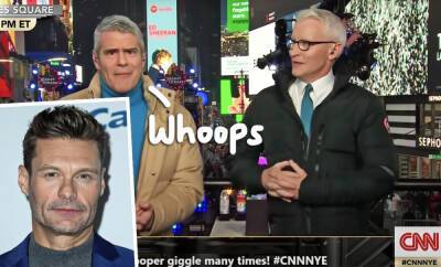 Andy Cohen Reveals His One 'Regret' After Trash-Talking Ryan Seacrest During 'Drunk' New Year’s Eve Show! - perezhilton.com - county Anderson - county Cooper