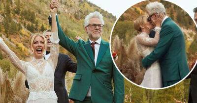 James Gunn and Jennifer Holland tie the knot in front of loved ones - www.msn.com