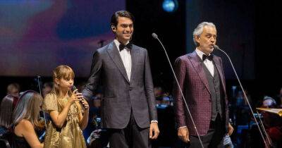 Andrea Bocelli performs alongside son and daughter at O2 Arena show - www.msn.com - USA - Italy - Virginia