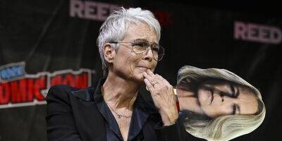 Jamie Lee Curtis Gets Choked Up Over 'Halloween Ends' At NYCC - www.justjared.com - New York - New York