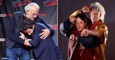 Back To The Future's Michael J Fox and Christopher Lloyd have fans in tears with reunion - www.msn.com