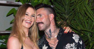 Adam Levine and Pregnant Behati Prinsloo Are All Smiles on Beach Outing as Fallout From Cheating Allegations Continues - www.usmagazine.com - Texas - California - county Story