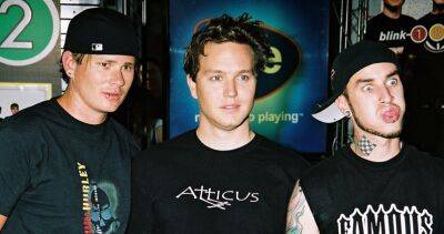 Blink-182 reunite for world tour: Tom DeLonge rejoins Travis Barker and Mark Hoppus for new single Edging - www.officialcharts.com - Britain - California