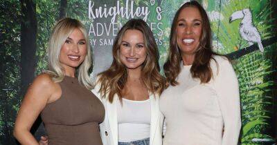 Sam Faiers supported by pregnant sister Billie and mum Suzie at Knightley's Adventures launch - www.ok.co.uk