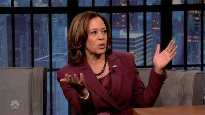 Kamala Harris catches flak for saying American youth are 'our children' on late night talk show - www.foxnews.com - USA - county Harris - state Connecticut - Columbia