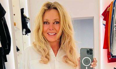 Carol Vorderman shows off gym-honed physique in fabulous green dress - hellomagazine.com