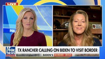 Texas rancher calls on Biden to visit border, says law enforcement catching more armed migrants - www.foxnews.com - Texas - Mexico - Venezuela - county Allen