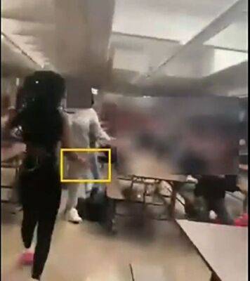 Maryland girl, 14, arrested for wielding large knife during caught-on-camera school lunchroom brawl - www.foxnews.com - state Maryland - county Frederick