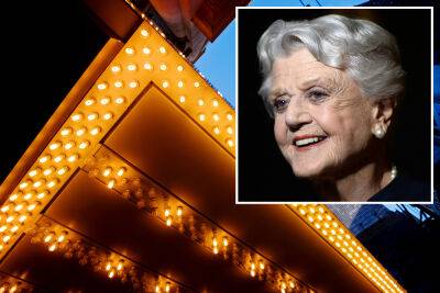 Broadway set to dim the lights in honor of Angela Lansbury - nypost.com - Los Angeles - Los Angeles - parish St. Martin