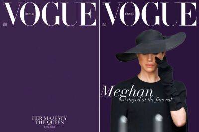 British Vogue releases plain purple cover in honor of Queen Elizabeth, the internet does its thing - nypost.com - Britain - county King George