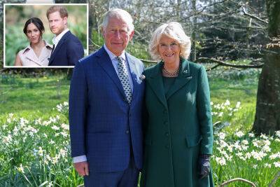 Harry and Meghan may be banned from Charles’ coronation if book disses Camilla - nypost.com