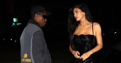 Kylie Jenner Steps Out in a Black Latex LBD on Date Night With Travis Scott: Photos - www.usmagazine.com - county Webster
