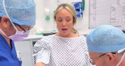 Charlotte Crosby shares first look at birth of baby girl in hospital pics - www.ok.co.uk - county Crosby