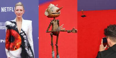 Cate Blanchett Walked the 'Pinocchio' Red Carpet in London with a Tiny Pinocchio Statue! - www.justjared.com - county Hall