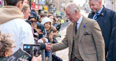 Jolly King Charles III proudly dons his kilt during special visit to Aberdeen - www.ok.co.uk - Scotland - Ukraine - Syria - city Aberdeen - county Charles - Afghanistan