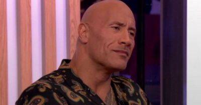 'Like a fever dream': Fans stunned as The Rock appears on BBC The One Show and they're distracted by missing item of clothing - www.manchestereveningnews.co.uk - county Rock