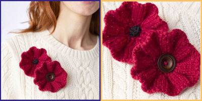 Free poppy knitting pattern - www.msn.com - Britain