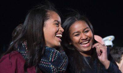Malia and Sasha Obama were spotted hanging out with friends in West Hollywood - us.hola.com